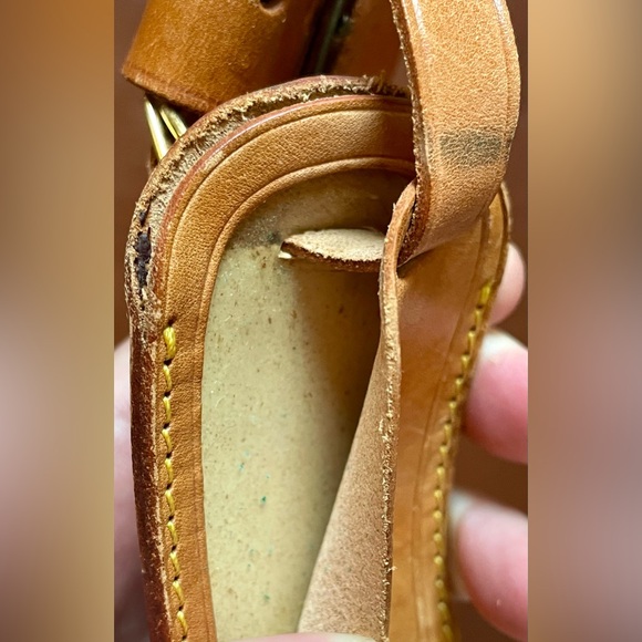 100% Authentic, Louis Vuitton, Vachetta Luggage Tag & Poignant Set,Preloved 😻💖 - Picture 14 of 15